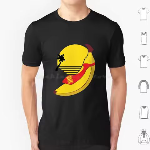 Ohh Banana T Shirt Men Women Kids 6xl Banana Kong Donkey Krool 64 Island Sunset Tropical Grant Rare 