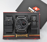 Swiss Army Infantry 3 Time - Jam Tangan Swiss Army INFANTRY 3 Waktu-HARGA PROMO -Bisa Bayar Ditempat