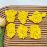Sanrio Graduation Season Flower Cartoon Biscuit Mold hellokitty kuromi melody Pacha Dog Pudding Dog 