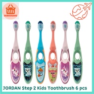 JORDAN Step 2 Kids Toothbrush 6 pcs(Random Color)