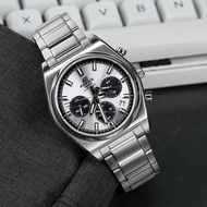 Men's watch green water ghost world map metal steel belt business watch EFR-303DB BD596