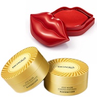 [COMBO MẮT + MÔI] Hộp 60 Miếng Mặt Nạ Mắt Bioaqua Tảo Biển + Hộp 20 Miếng Mặt Nạ Môi Cherry Zozu – G