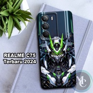 CC36 Flexible rubber softcase for Realme C75/ gundam Motif Realme C75/case Realme C75/case Realme C7