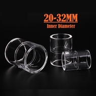 2Pcs Acrylic Transparent Pipe Connector Inner 20-32mm Straight Pipe Adapter for Aquarium Clear Thicken Pipe Fittings