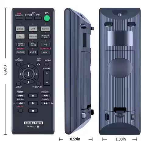 RM-AMU214 Remote Control For Sony CMT-SBT40D HCD-SBT40D SS-SBT40D