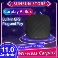 Wireless CarPlay Android 11 Android Auto Ai Box Mini USB Adapter YouTube For Audi Honda Nissan Kia VW Toyota Haval Mazda