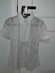 G2000 白色花紋短袖恤衫 (全新連牌) G2000 White patterned shirt / blouse with short sleeves Brand New with tag )