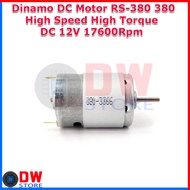 Dinamo DC Motor RS380 RS 380 DC 12V 6V-12V High Speed RPM Torque