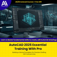 Video Course - AutoCAD 2025 Essential Training | Learn Autocad 2025 | Autocad Course