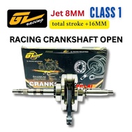 GL Racing Crankshaft OPEN Jet 8MM Class 1 total stroke 16mm EX5 Class