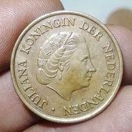 Koleksi Uang Koin Kuno Nederland/Belanda Juliana 5 Cent Tahun 1961