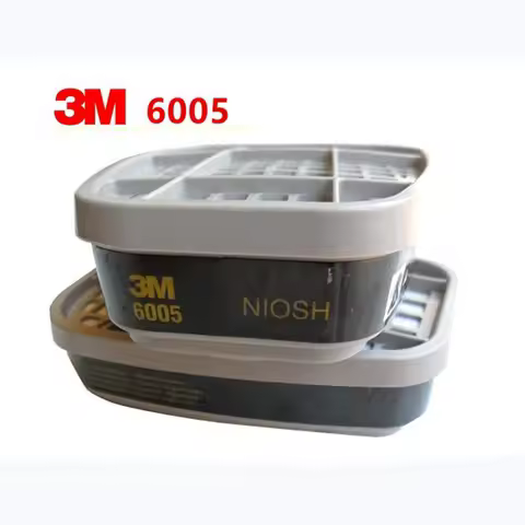 3M 6005 Cartridge Respirator Anti Formaldehyde/Organic Vapor Gas Mask Use With 3M 6200 7502 6800 Mas