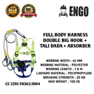 Full body harness double HOOK absorber Full body harness double BIG HOOK with buffer ENGO Full Body 