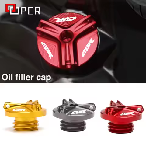 Oil Filler Cap Plug Cover For Honda CB650R CB400 CB500X F CB300R CB190R CBR 600 954 1000 RR cbr F4i 