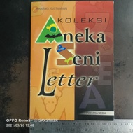 Various art letter books