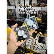 304 Cnc 618racing V3 stainless steel fire tray screw installed for Yamaha - Honda