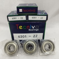 Ball Bearing 6301 ZZ Tecniva Bering Laker Laher 6301 ZZ (Double Shielded) Size 15