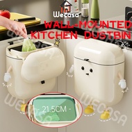 [SG] 12L/9L Dustbin With Lid For Kitchen Toilet Waste Bin Dustbin Hanging Toilet Bin Trash Bin Kitch