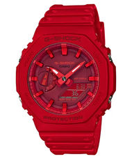 G-SHOCK นาฬิกาข้อมือ สีแดง รุ่น GA-2100-4A จีช็อค