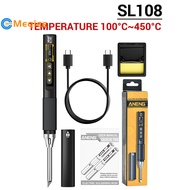ANENG SL108 96W Thermostatic Smart Soldering Iron T12 High Power Adjustable Temperature °C/°F Solder