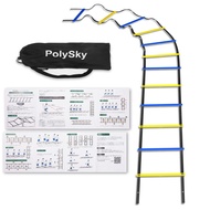 【Domestic Warranty】Training Ladder PolySky Ladder Training Baseball Soccer 3m 4m 6m 9m 10m with Stor