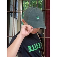 DLSU Green Archer (Stitched Design) Vintage Style Acid Wash Cap by Green Fusion La Salle