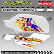 WIN Striping WIN Sticker Variation WIN UV TRANSPARENT CODE F.33 PREMIUM MAXDECAL MATERIAL