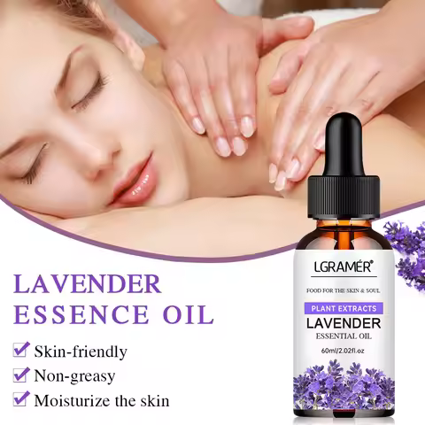 Pure Natural Lavender Essential Oil Facial Body Skin Care Essential Oil Moisturizing Nourishing Mass