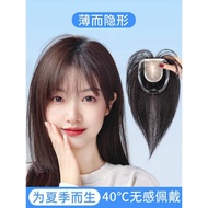 Wig Rambut Manusia 100% Asli Ukuran 10x12cm Untuk Wanita