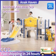 [Hight Fence]Foldable Playground Kids Slide Slide for kids gelongsor kanak kanak Indoor Swing Basket