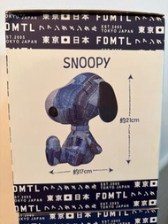 FDMTL x Snoopy 牛仔布公仔 一套