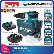 MAKITA DFS251RTE/ DFS251RFE/ DFS251Z 18V CORDLESS SCREWDRIVER