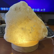 天然石英岩玉玉石1177公克 光明燈 風水 能量 空間磁場 造型鹽燈
