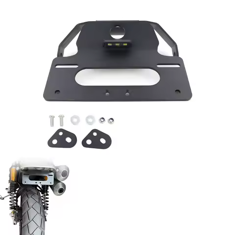 License Plate Holder Bracket Fit For Triumph Scrambler 1200 XE / XC 2019-2024 Motorcycle Rear Tail T