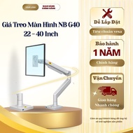 XO G40 Monitor Mount with Integrated USB Port - 27 - 45 Inch Monitor Stand - Heavy Duty Pneumatic Sp