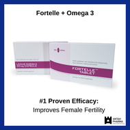 Fortelle + Omega 3 - #1 Proven Efficacy for Female Fertility