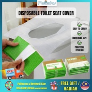 Disposable Toilet Seat Cover Waterproof Bacteriaproof  Cover Paper Travel Portable Protection Pelapik Tandas Duduk 可溶马桶垫