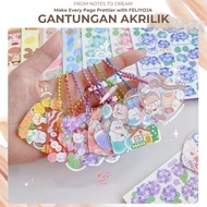 GANTUNGAN FELIYOJA | DIY Acrylic Keychain Sticker / DIY Sticker Keychain