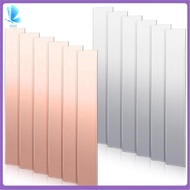 12 Pcs Pure Copper Zinc Anode Sheet 99.9% High Purity Copper Zinc Electrode Strips 0.04 Inch X 0.98 