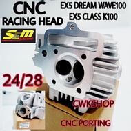 EX5 DREAM RACING CNC HEAD 24/28 SEM RACING