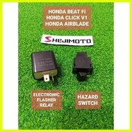 ◭ ➢ ☏ Hazard switch Honda Beat Fi, Click V1, Honda Airblade PLUG AND PLAY