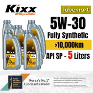 KIXX G1 SP 5W30 Fully Synthetic Engine Oil 5W-30 (5 X 1 Liter)