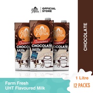 Farm Fresh UHT Chocolate Milk 1L x 12 Packs