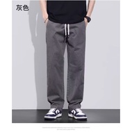 M-5XL American Plus Size Cotton Loose Straight Cut Baggy Kargo Cargo Kerja Casual Slack Pants Men Se