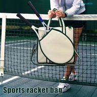 [MRD]Tennis Tote Bag for Women Tennis Racket Bag Spacious Padel Bag Adjustable Pickleball Sports Han