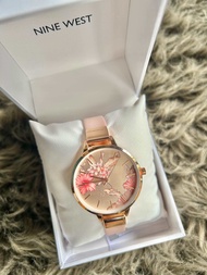 Nine West Leather Strap Watch for Women