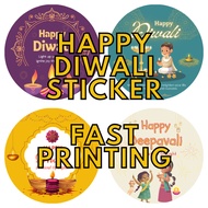 Happy Diwali Sticker / Happy Deepavali Sticker / Diwali Goodies / Diwali Sticker