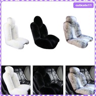 [Cuticate1] Universal Plush Seat Cover, Front Seat Cushion Cover, Warm for Cars, Trucks, SUV Van