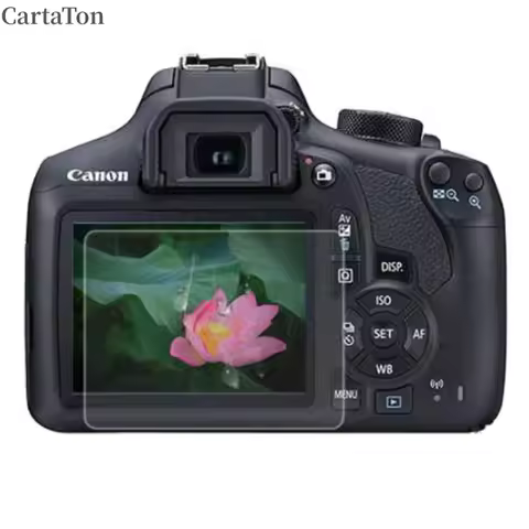 Tempered Glass Protector for Canon 1200D 1300D 1500D 2000D Rebel T5 T6 T7 Kiss X70 X80 X90 Camera Sc