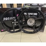 SUPERFLY YAMAHA EGO GEAR / EGO AVANTIZ /EGO SOLARITZ 4 LEG 20T 17 INCH PROJETCT X SPORT RIM 1.4 X1.6